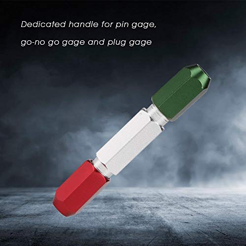 Fafeicy Pin Gage Handle Double End Aluminum Alloy, Go No Go Gauge Handle Detachable Design(0.3-1Mm) #TOP7