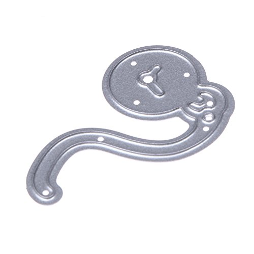 Whitelotous Different Kinds Of Cutting Dies Cut Dies Stencil Metal Template Mould For Diy Scrapbook Album Paper Card (9 Pcs Hat Glasses Beard Pipe) #TOP7