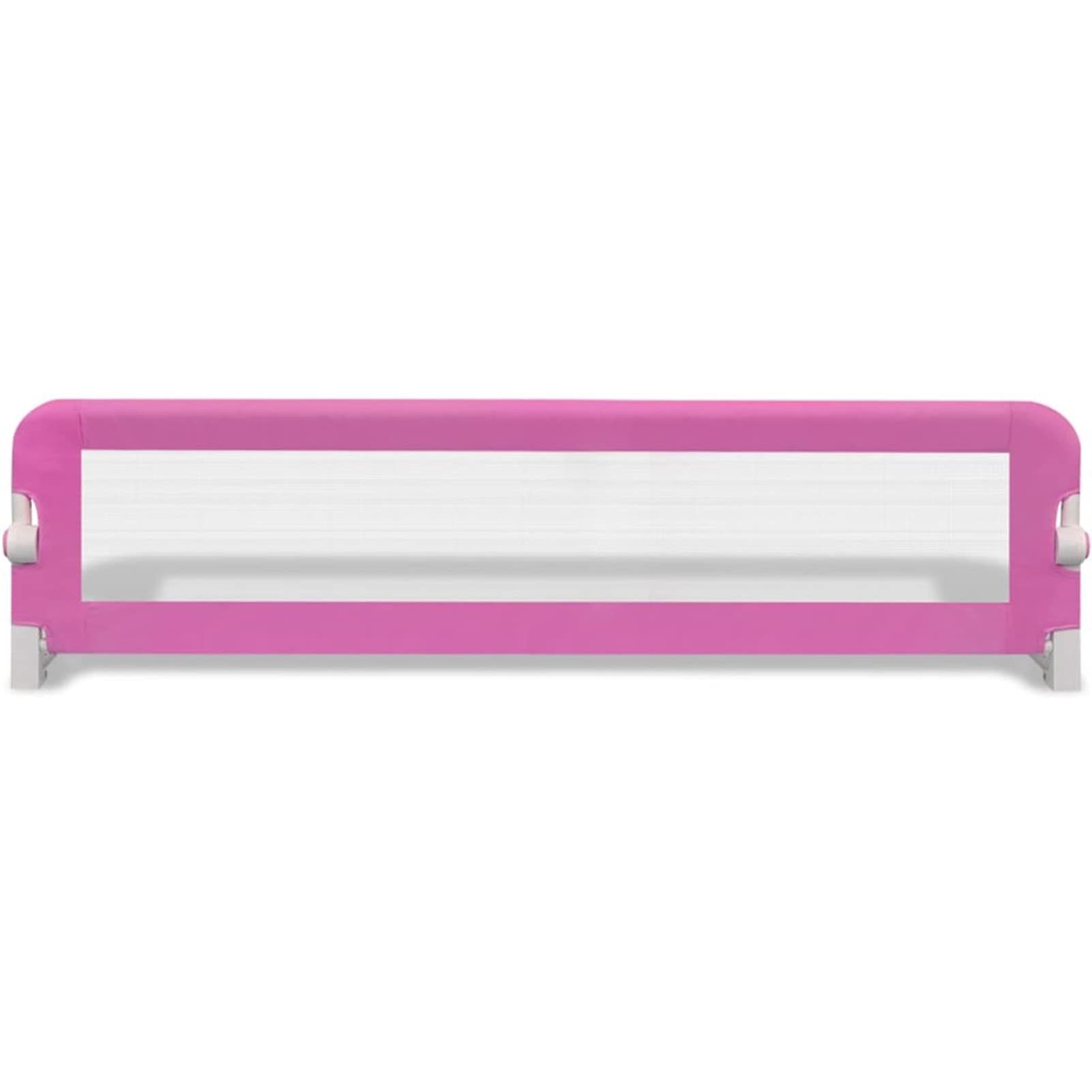 Barandilla de Seguridad Cama de 150x42 cm Rosa, Barrera Seguridad Cama, Barandilla Cama Adulto para Bebe, Valla Cama N,Protector Pared Cama