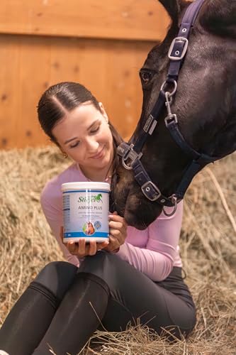 Stiefel Amino Plus für Pferde, kann den Muskelaufbau & die Leistungsfähigkeit bei Sportpferden unterstützen, Pulver, 1kg