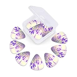 Ensemble de 12 médiators de guitare fleur de lavande pour guitare acoustique, guitare électrique, contrebasse, ukulélé - Les Beatles, Paul McCartney, John Lennon, RIngo Starr, George Harrison Ensemble de 12 médiators de guitare fleur de lavande pour guitare acoustique, guitare électrique, contrebasse, ukulélé – Image 6