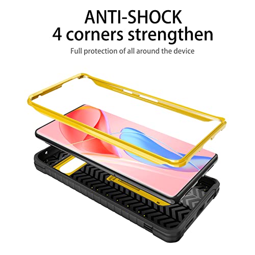 Image of for Google Pixel 7 Pro Case,Military Grade Protection Shockproof Case Built-in Kickstand Compatible with Google 7 Pro Phone 6.7 Inch (Yellow)