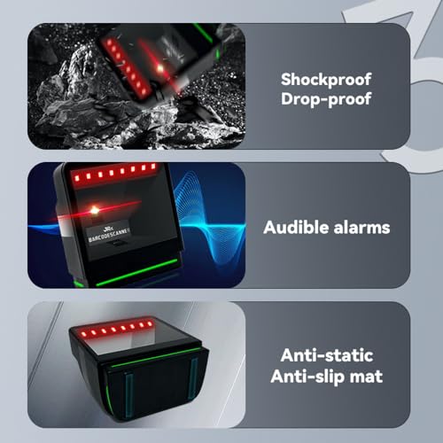 Scanner de capteur intelligent omnidirectionnel USB pour code 1D 2D