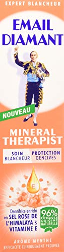 Email Diamant - Mineral Therapist Dentifrice - Soin blancheur & protection gencives - Arôme menthe - 75 ml Cover