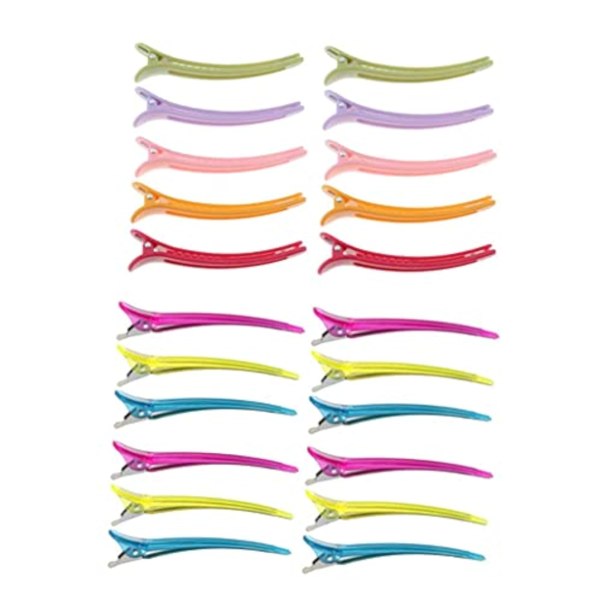 Metal Salon Hair Clips Hairdressing Sectioning Clamps Tools