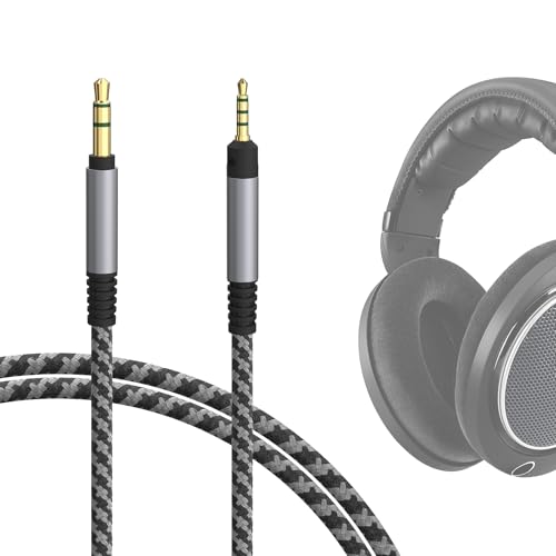 GEEKRIA Audio Cable Compatible with Sennheiser HD 620S/599SE/598/598SE/560S/400PRO/579/569/550/505, 1/8