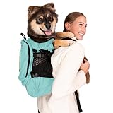 10 Best Dog Backpack Carrier For Hiking 4 K9 Sport Sack Plus 2 - Large, Summer Mint - Ideal for Dogs 20-22” Long - Adjustable,...
