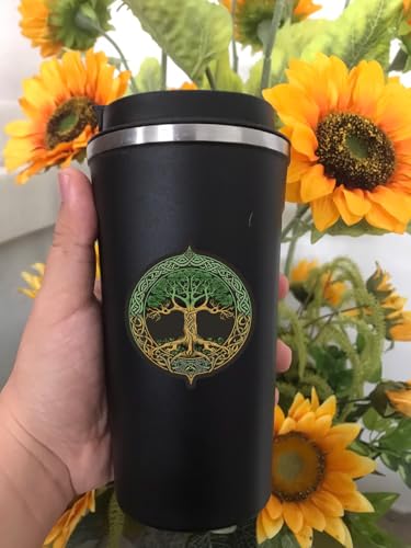 Image of (Pack of 3) Tree of Life Yggdrasil Waterproof Sticker, 3 Inches