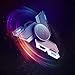 Giocattoli rotanti in metallo luminoso Luce a led Fidget Spinner Giocattolo a mano Tri Spinner Cuscinetti a dito singolo Cuscinetti veloci Sollievo dall'ansia Giocattoli EDC per bambini e adulti.