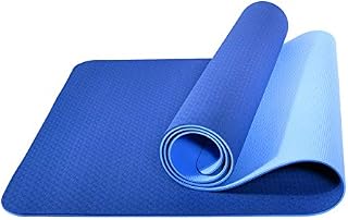 L LONGANCHANG Yoga Mat, TPE Eco Friendly Gym Mat Non Slip Classic Pro Fitness Mat, Exercise Mat for Home Pilates and Gymnastics Women Men, with Carry Strap Bag and Towel, 183 x 61 x 0.6CM