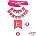 Sweet 16 Birthday Party Supplies – Large, Pack of 37 | Gold 16th Birthday Decorations Kit | Hot Pink Happy Birthday Banner Sign | Pink Gold Black Latex Balloon and Pompoms | 16th Bday Banner