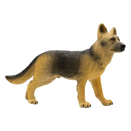Bullyland 65448 - Spielfigur Schäferhund Rex, ca. 9,4 cm große Tierfigur, detailgetreu, PVC-frei, ideal als kleines Geschenk für Kinder ab 3 Jahren