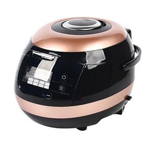 Automatic Boba Cooker, Intelligent Control Panel 5L Commercial Tapioca Pearl Ball Boiling Cooker Pearl Pot Boba Machine with Touchscreen for Milk Tea 110V