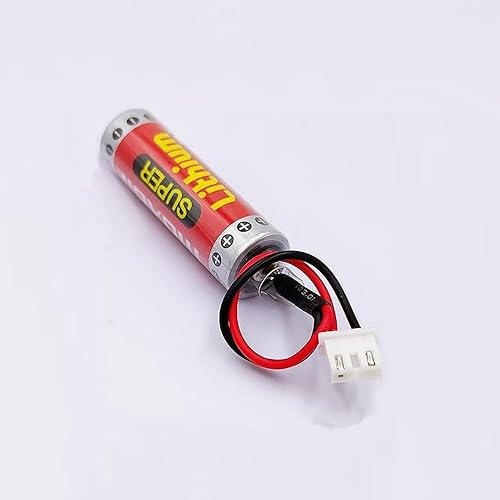 Miniatura 3 de Batería de litio PLC ER6C de 3.6V 1800mAh para tamaño AA ER6C, batería FX F2-40BL no recargable
