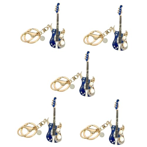 Porte-clés violon musique sac suspendu ornement et boucle guitare rock 3 Pcs