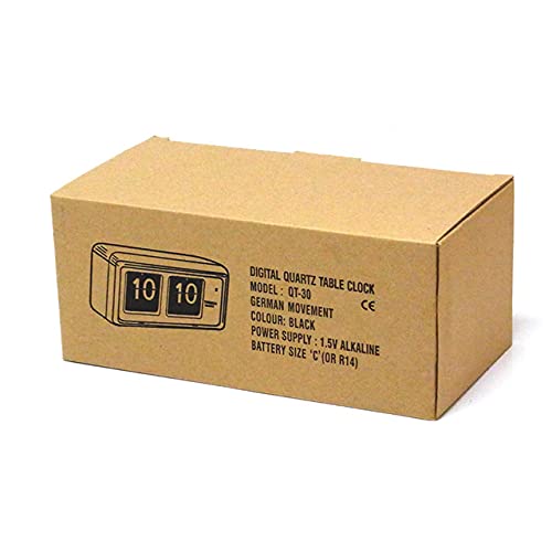 Amazon.co.jp: TWEMCO パタパタクロックCL AP-28-WH : ホーム＆キッチン