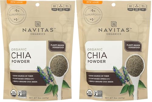 Image of Organic Chia Powder 8 Ounces,(Pack of 2)