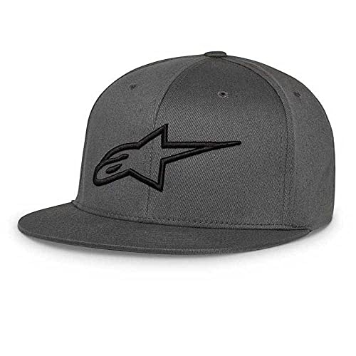 Alpinestars Herren Ageless Flat Baseball Kappe, Kohle Schwarz, XL EU