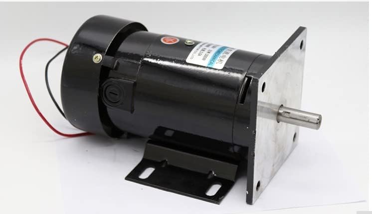 Davitu DC Motor - 220V permanent magnet DC motor 1800rpm high speed motor 300W high power large torque motor - (Speed(RPM): Round flange1800rpm)