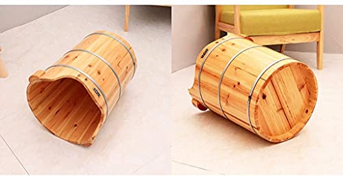 Baño de pies spa de madera para masaje y detox miniatura 3