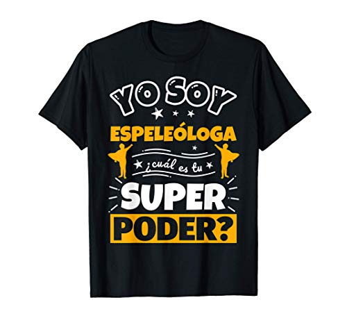 Espeleloga regalo divertido con decir Camiseta