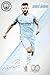 Manchester City - Soccer Poster / Print (Sergio Aguero #10 - 2016/2017) (Size: 24" x 36")