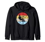 Cometa Surf Retro Vintage Cometa Tabla Surfer Deportes Acuáticos Sudadera con Capucha