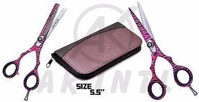 MEDUSA 5.5"PROFESSIONAL SALON HAIRDRESSING HAIR CUTTING THINNING BARBER SCISSORS SET