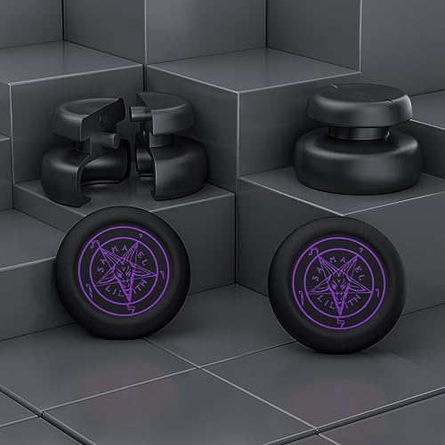 Image of NO FALLING OFF Thumbstick Extender & Silicone Grip Cover 2 Sets for Xbox Series X /S & Xbox One S /X Controller(Devil Purple)