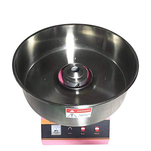 Liquor 110V 1300W Commercial Electric Cotton Candy Machine Automatic Candy Floss Maker Pink
