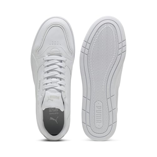 Puma Unisex Court Classic Street Sneaker, Puma Weiß, Puma/Weiß, kühles Dunkelgrau, 36 EU – Ansicht 5