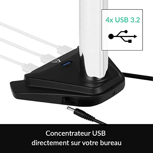 Support double écran ARCTIC Z2-3D Gen 3 avec bras articulés réglables - 5
