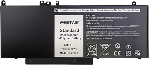 Batterie 6MT4T pour Dell Latitude E5570 E5470 et PC portable Precision 3510