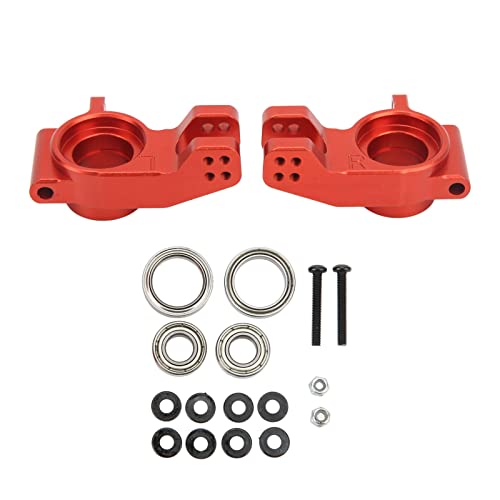 Support de moyeu arrière RC en alliage d'aluminium rouge