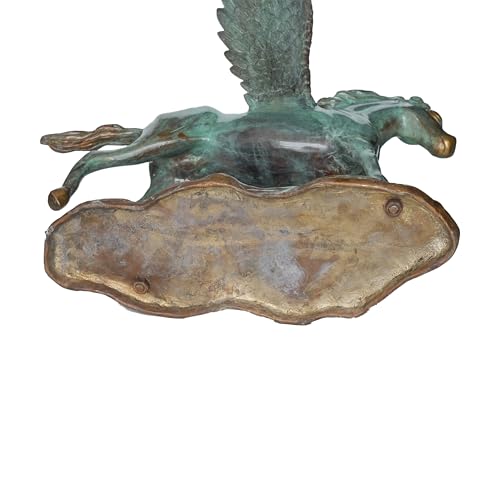 Image of Brass Horse Statue Showpiece for Home Decor, Study Table, Living Room & Office Decoration Item (10115)
