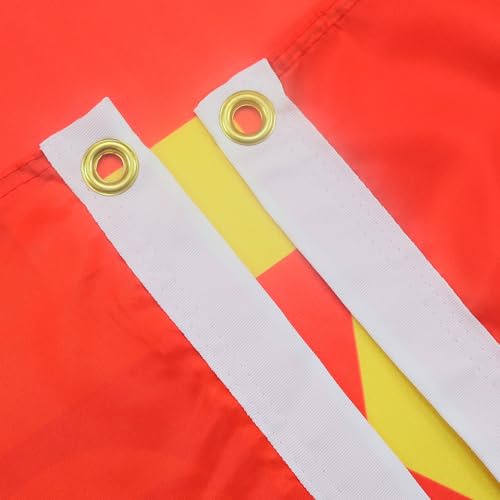 Image of AZ FLAG - Mongolia Flag - 2x3 Ft - 100D Polyester Mongolian Banner with Two Metal Grommets - Fade Resistant - Vivid Colors - 2' x 3' Feet - 90x60 Cm