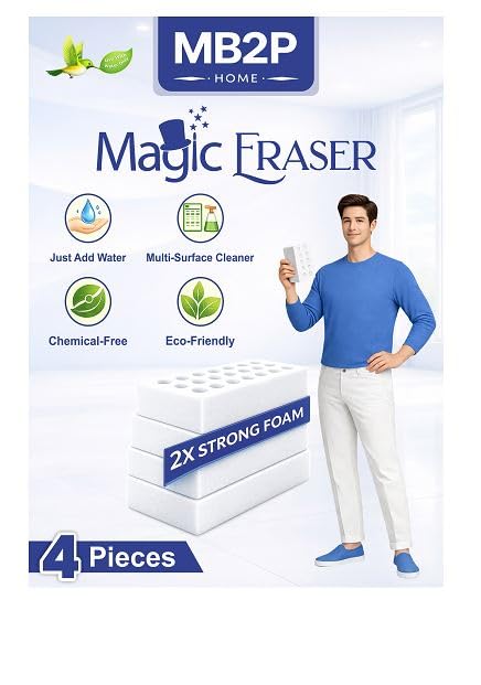Magic Eraser Sponges for Cleaning Kitchen Wipes Cleaner Non-Scratch Scrub Sponge Kitchen,Bathroom,Wall, Furniture and Washing Products (4)-image-43