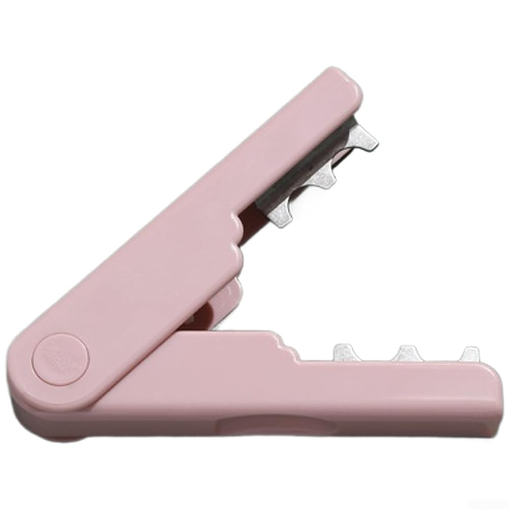 Rose Thorn Remover Tool, Sturdy Alloy Jaw Snips for Delicate Flowers, Compact ABS Handle for Home Garden Florist(pink)