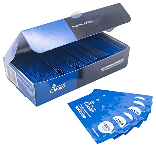 SiempreClean | Gel Hidroalcohólico En Sobres Individuales | Gel Higienizante Suave Con La Piel | 73% De Alcohol Etílico | Perfume | Sobres X 1 Ml, Original, Perfume Original, 100 Mililitro Cover