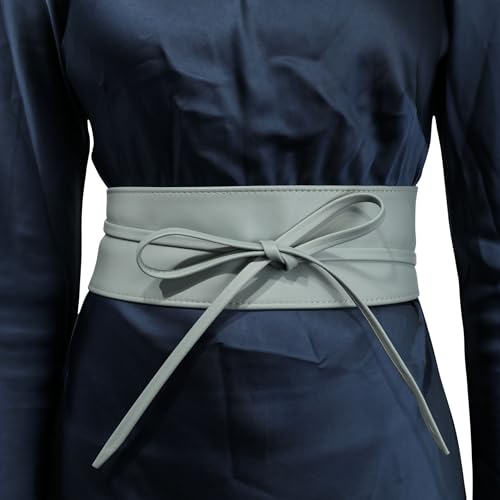 Image of FASHIONGEN - Woman Italian leather Obi belt, CASSIANE