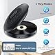 Gueray Tragbarer CD-Player CD Spieler Persönliche CD Player mit Kopfhörer LCD Display Anti-Skip Schutz HiFi Klassische CD Musik Player Speicher CD Player für Auto Zuhause (Schwarz)