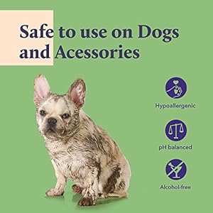 Kenn  kitt dog grooming wipes | gentle moisturizing hypoallergenic dog wipes with skin soothing aloe vera | puppy wipes for face and paws | dog ear wipes | dog eye wipes | pet wipes | 100 count   cucciolini doodles