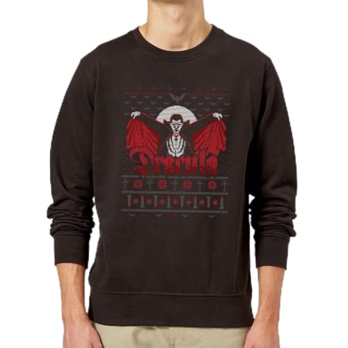 Image of Zavvi Universal Monsters Dracula Christmas Sweatshirt - Black - XXL