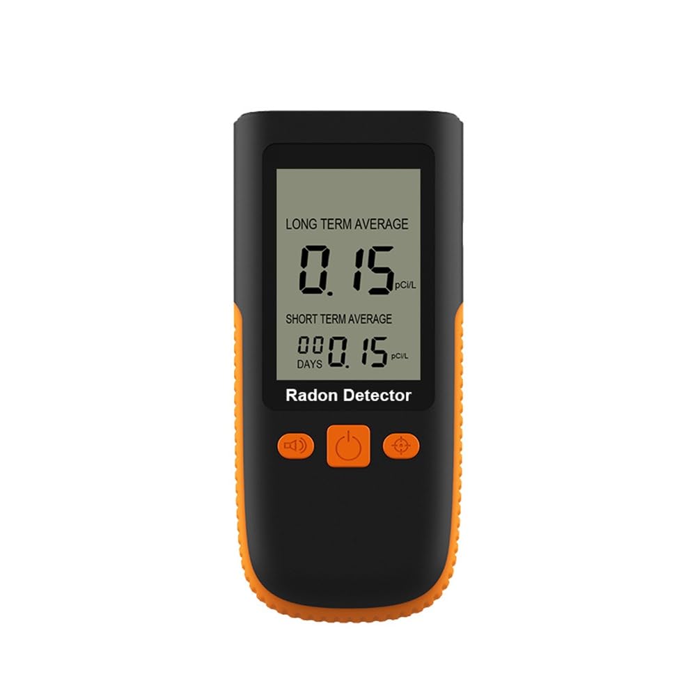 Aundhegrtt As Shown Portable Radon Detector With Short Long Term Readings For Home For Air Quality Monitoring Analysis Analyzer