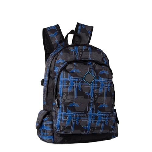 Sac à dos à double bandoulière à carreaux avec poches pratiques et design tendance