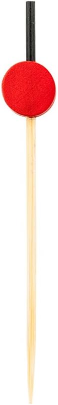 Restaurantware 2.5 Inch Mini Decorative Skewers 1000 Sharp Point Japanese Bamboo Skewers - Sturdy Odorless Red Bamboo Decorative Picks For Appetizers Or Garnishes