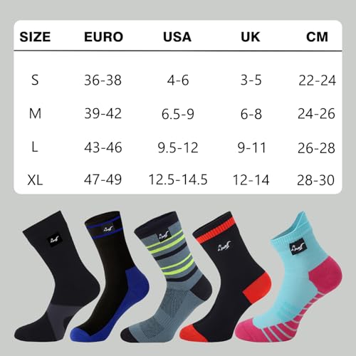 Chaussettes étanches de randonnée et cyclisme par temps de pluie - 5