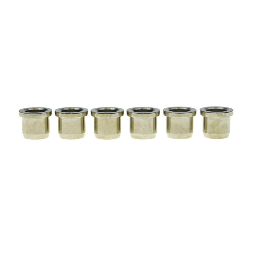 Dopro Set of 6 Brass String Through Body String Ferrules 5/16" String-Thru Ferrules for American Standard/Vintage Tele/Telecaster Upgraded version Nickel