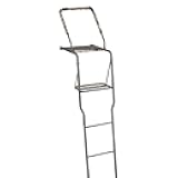 Guide Gear 15' Hunting Ladder Tree Stand with Shooting Rail, Elevated Climbing Mesh Seat, Hunting Gear Equipment Accessories