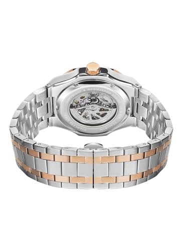 Image of French Connection Autaros Skeleton Dial Stainless Steel Automatic Watch for Men - FCA31RTM